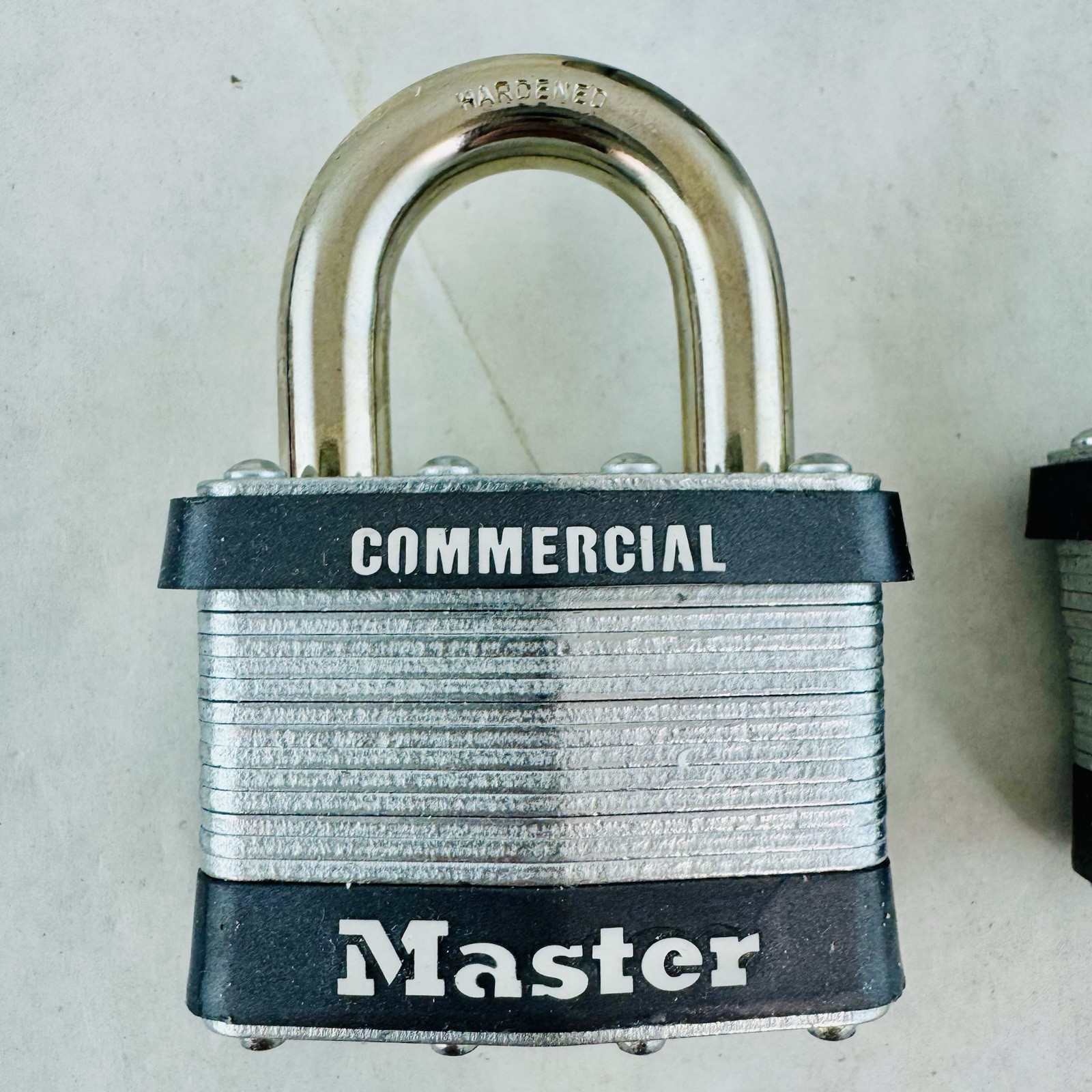 Master Lock Keyed Padlock Commercial Set of 3 Locks