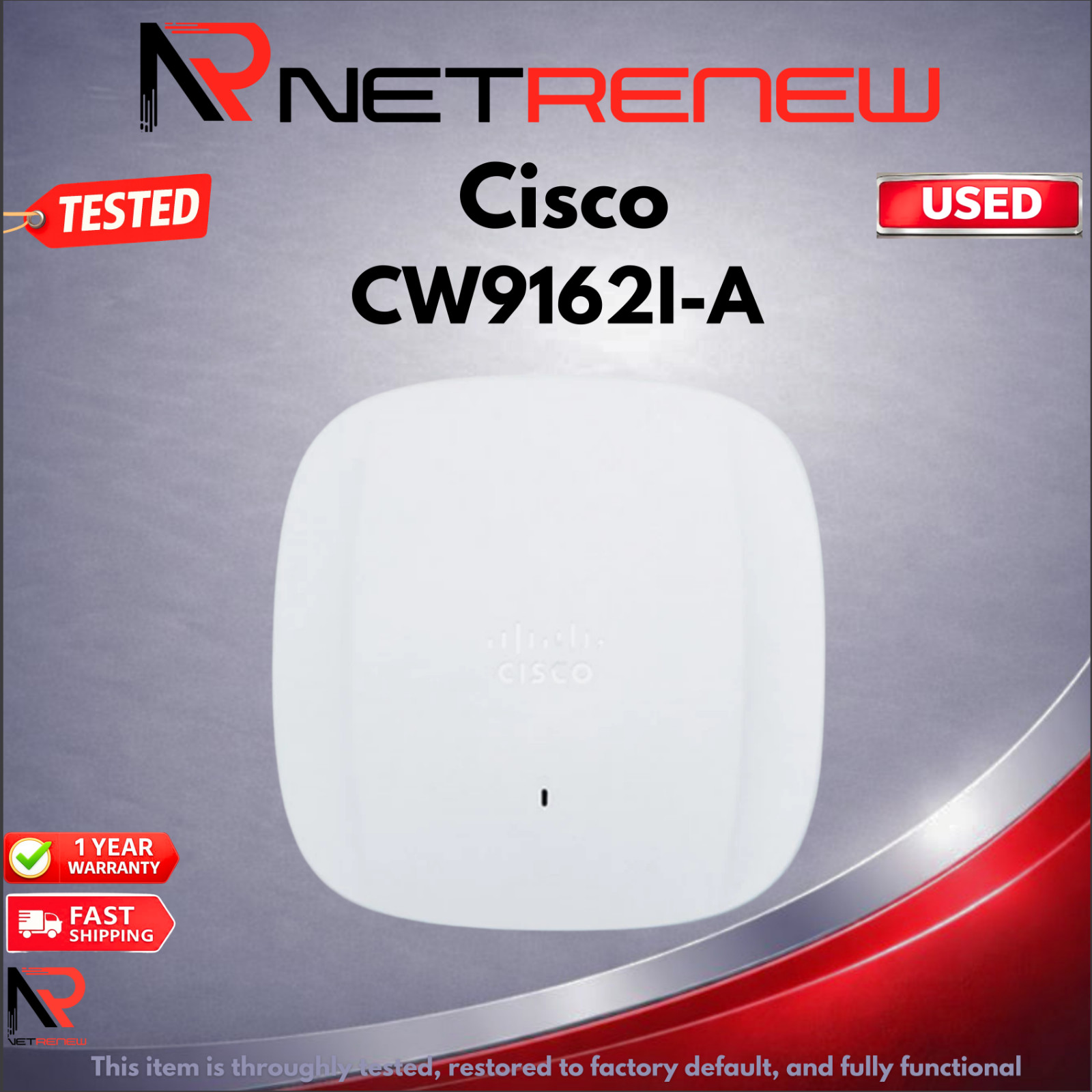 Cisco Catalyst CW9162I-A  Indoor Access Point Wi-Fi 6E Tri-Band