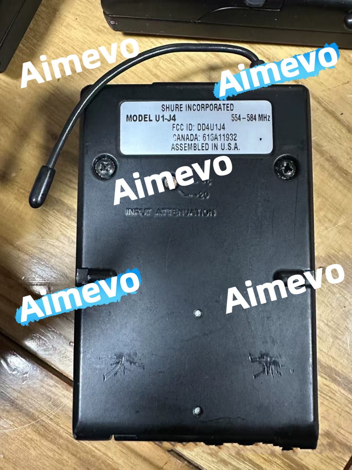 1PCS Used SHURE U1-J4 554-584 MHz