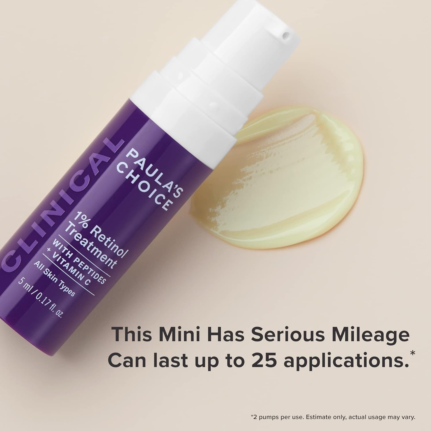 Paula's Choice CLINICAL 1% Retinol Face Treatment with Peptides, Vitamin C & Lic