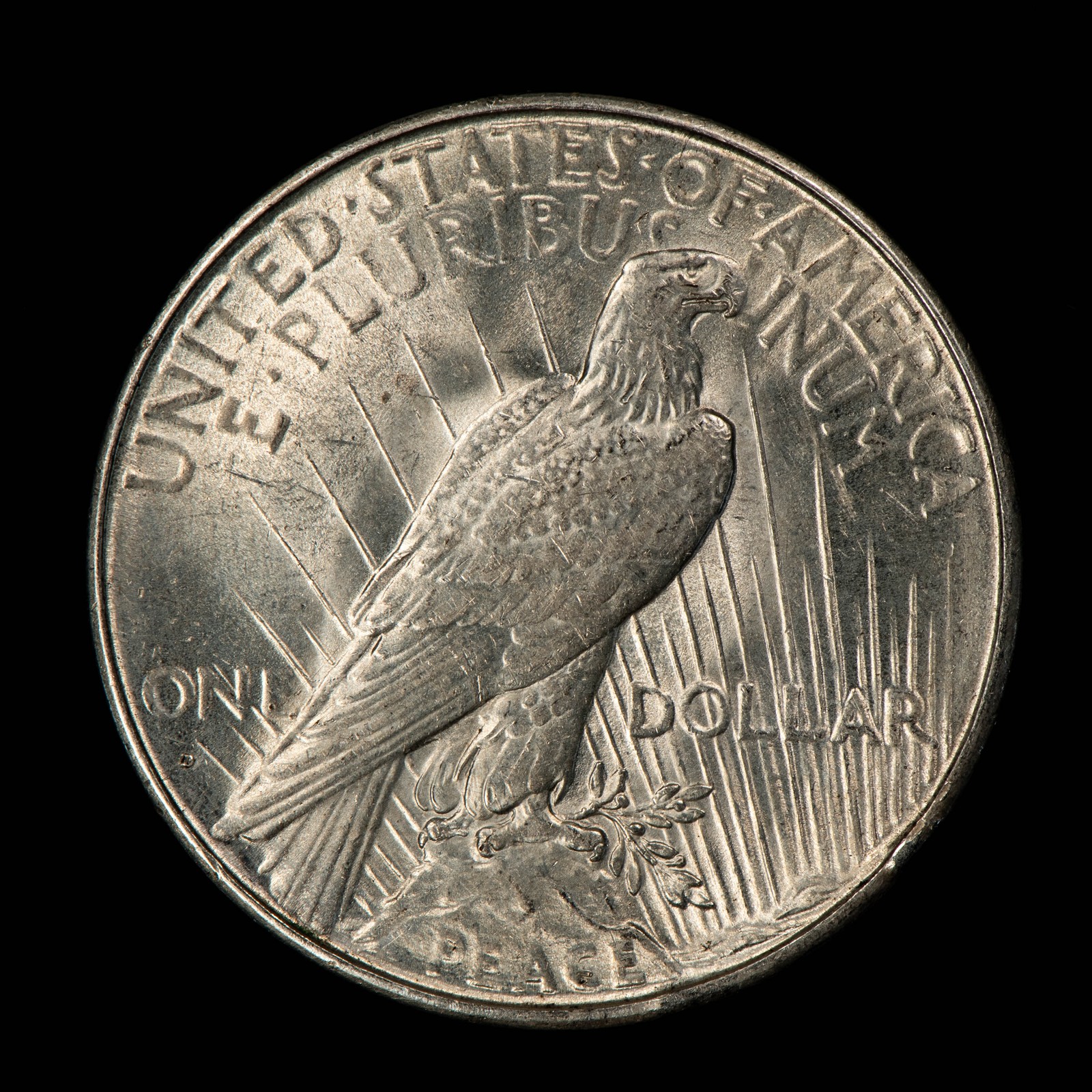 1934-D $1 Silver Peace Dollar - AU/UNC - SKU-D7823