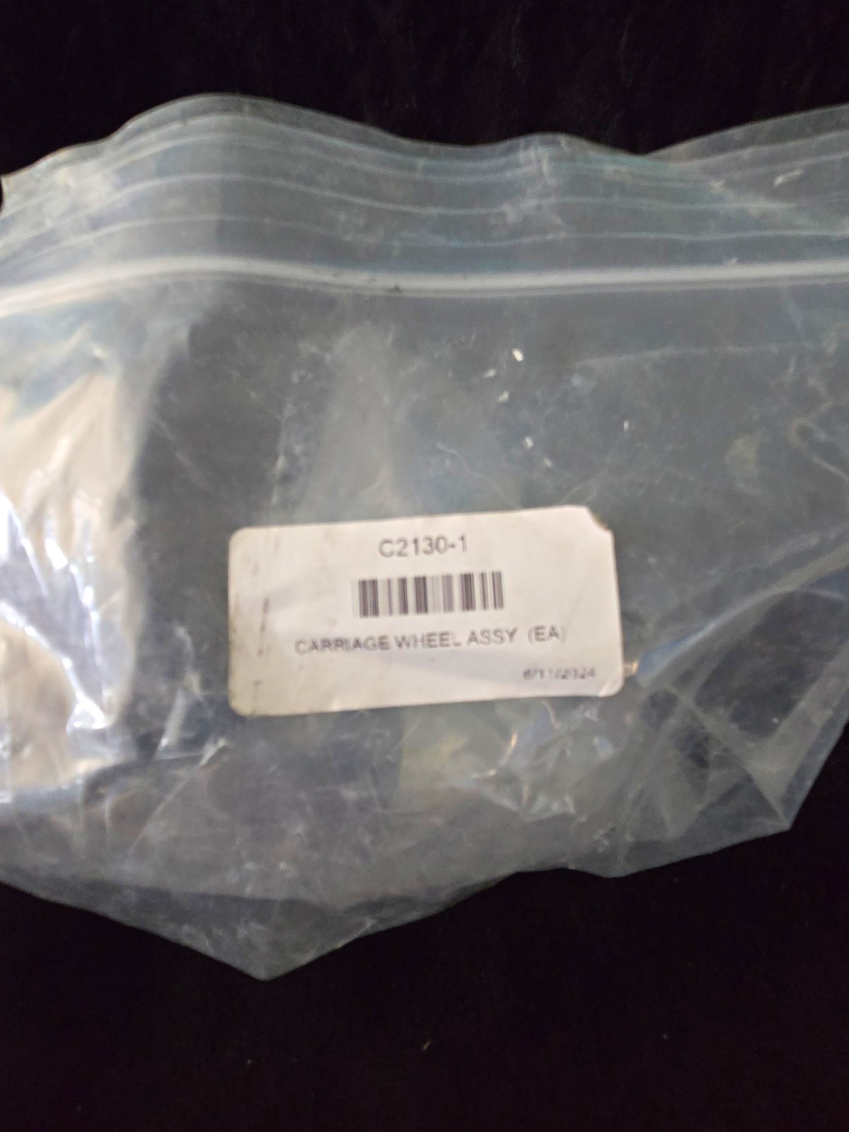 Carriage Wheel Assy (EA) C2130-1 Carriage Wheel Assembly