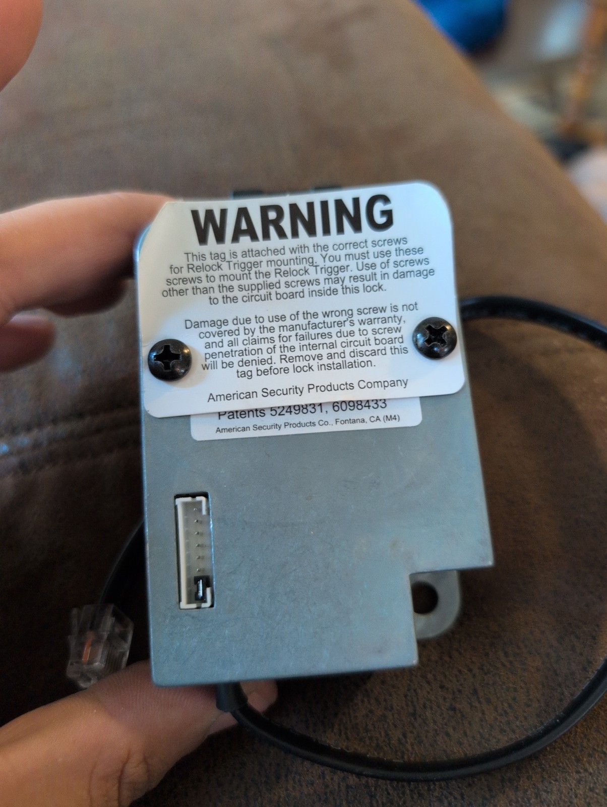High Security Electronic Safe Lock Type 1 5r02 El 10250927
