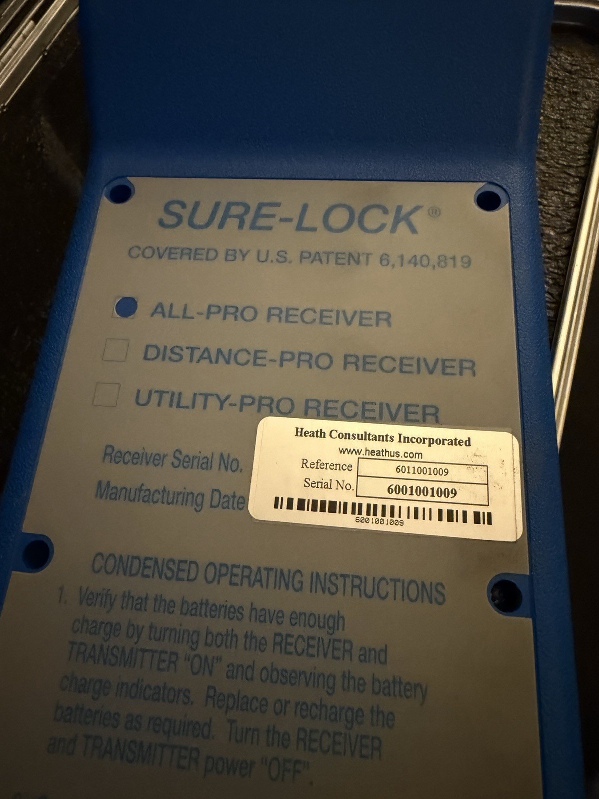Sure-Lock® All Pro™ Multi-Frequency Locator