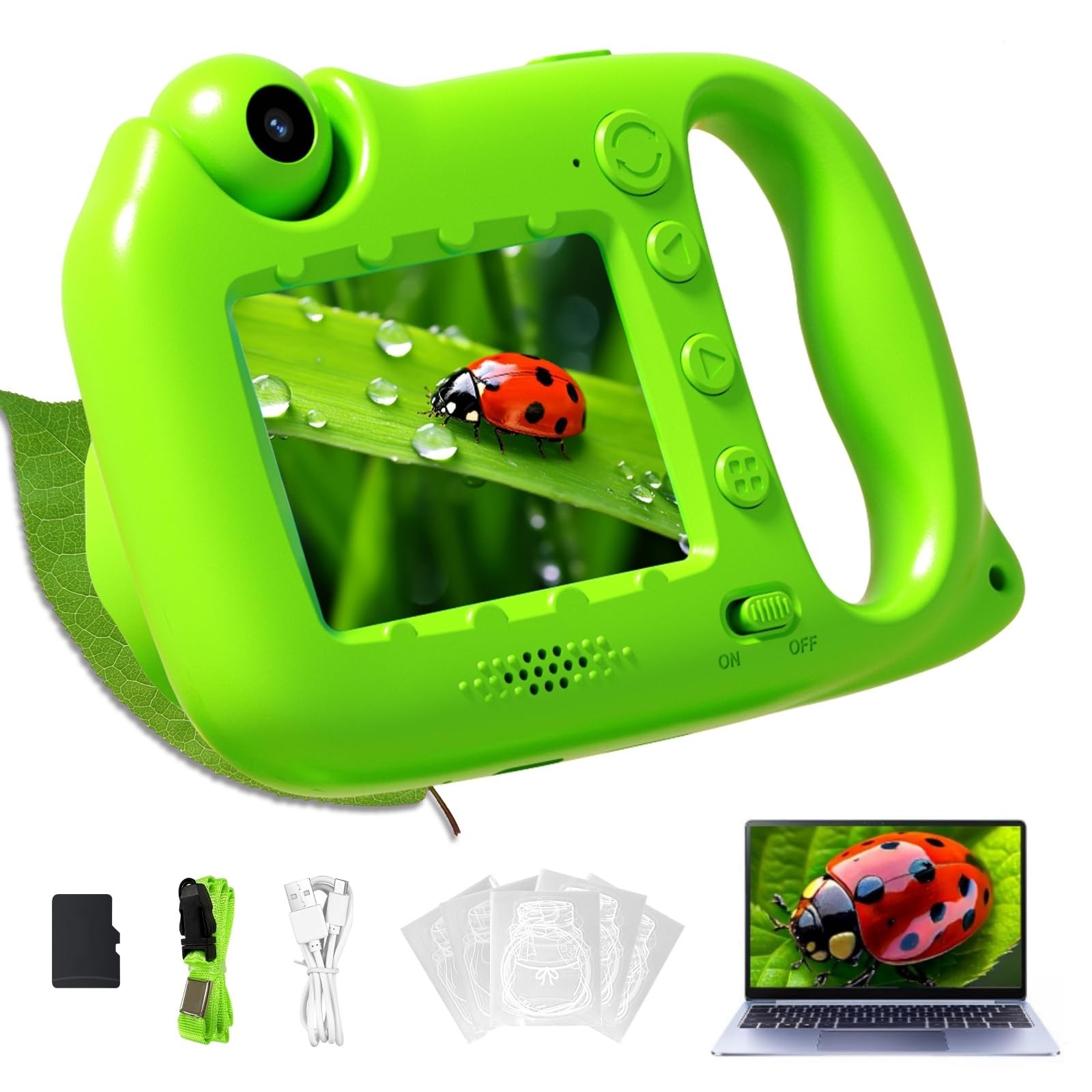 Microscope for Kids, 1000X Handheld Digital Microscope with 2.4" IPS Screen,...