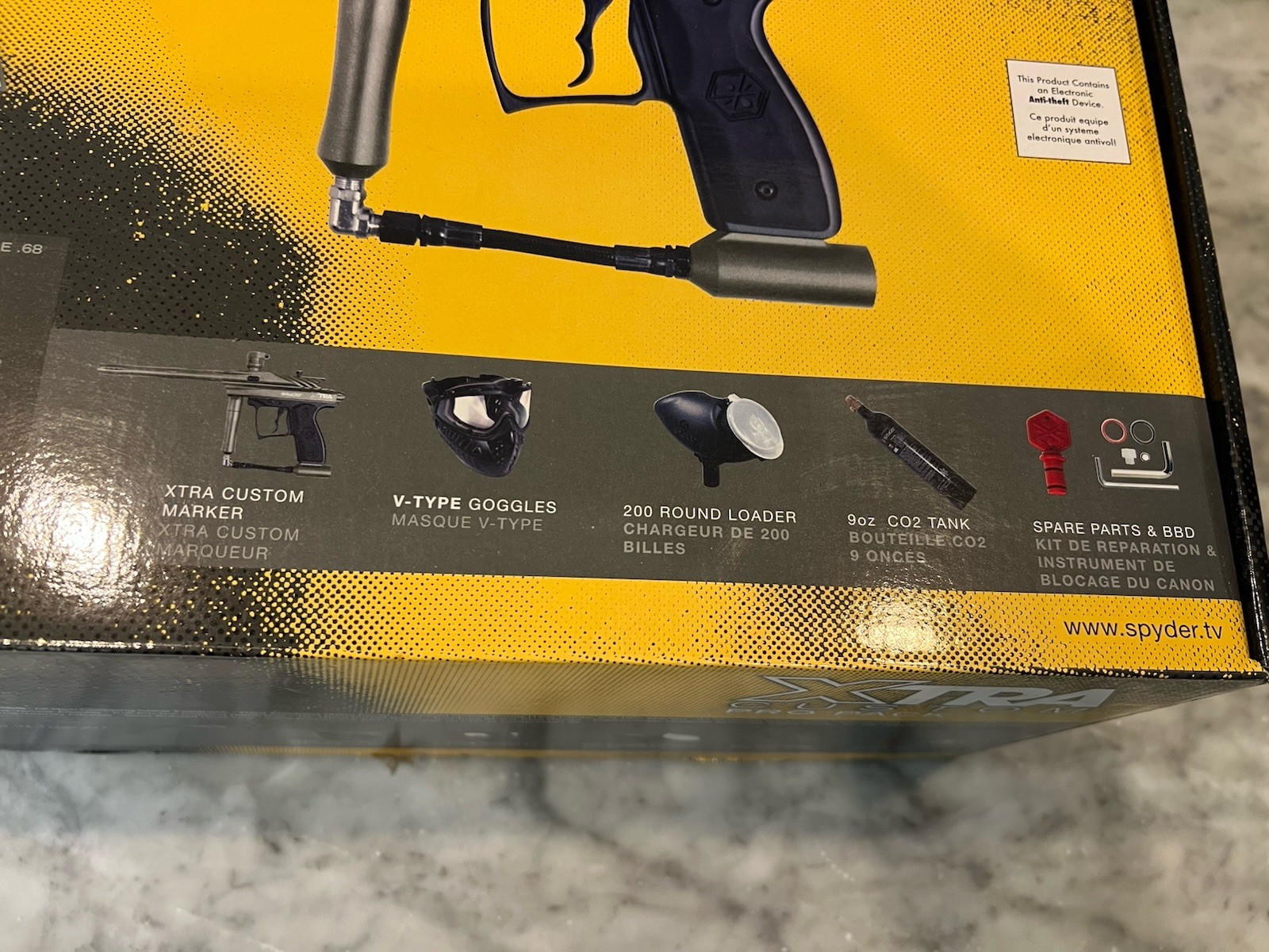 Spider Xtra Custom Pro Pack Paintball Marker New
