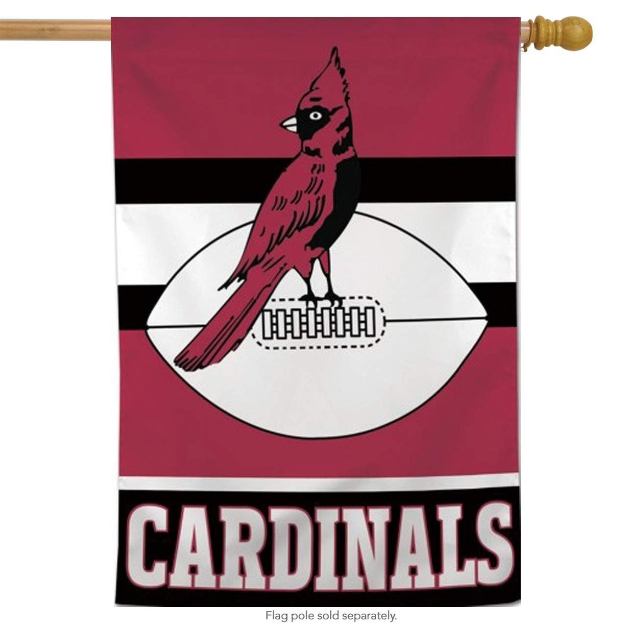 Arizona Cardinals Premium Banner House Flag, Retro Design, Outdoor Use, 28x40...