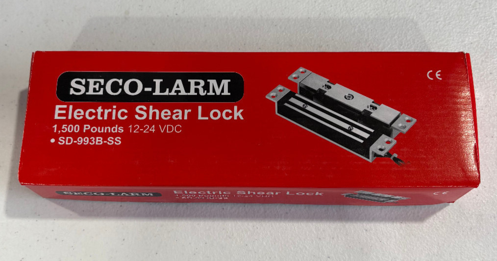 Seco-Larm SD-993B-SS Electric SHEAR 1500 POUNDS 12-24VDC