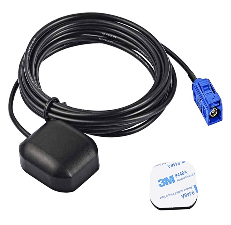 Car Navigation GPS Antenna Blue Fakra C for 2009-2020 Chevrolet GM Chevy Equinox