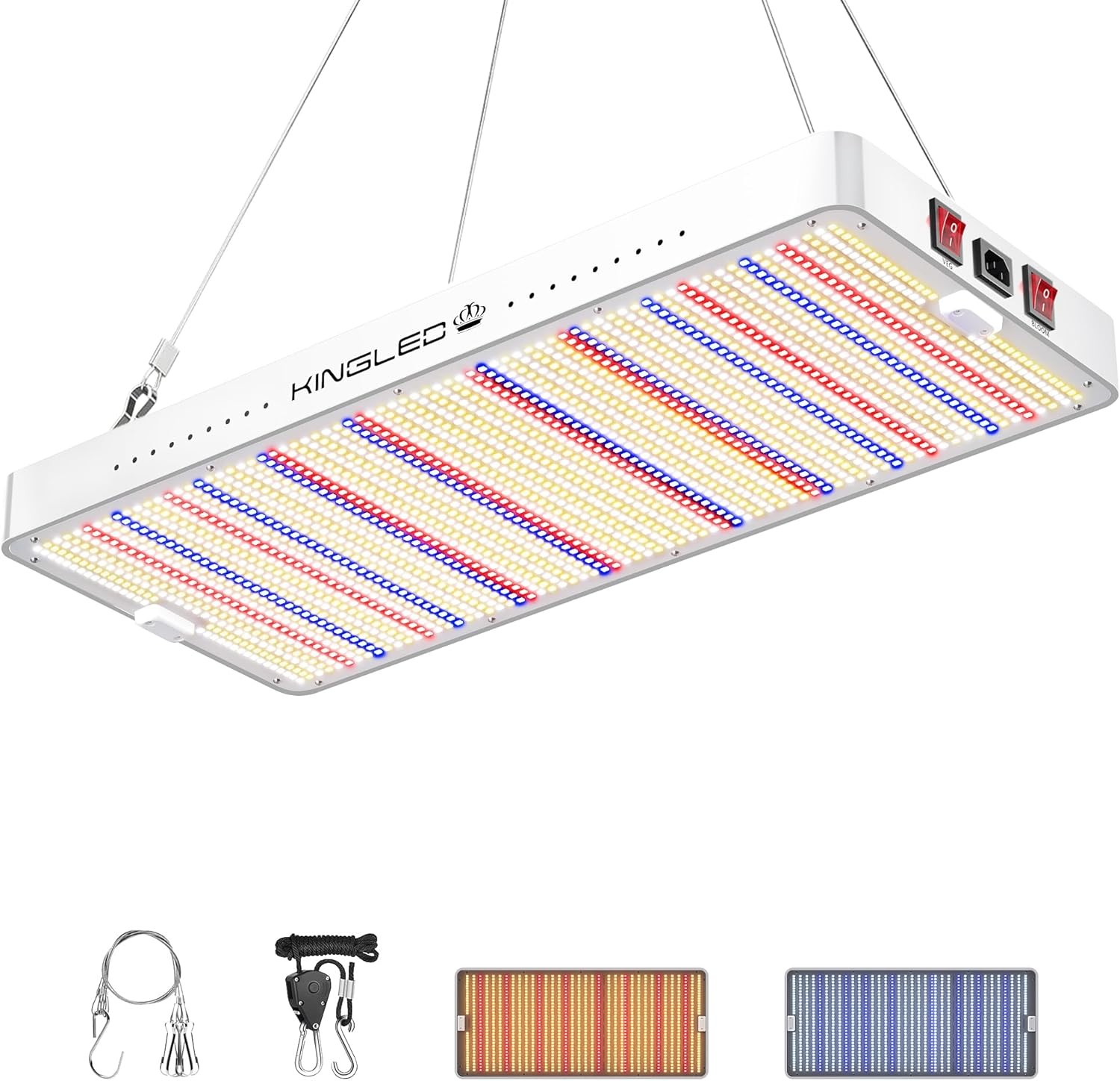 KINGLED KP4000 LED Grow Lights with Yield LEDs 5x5ft Coverage Full Spectrum Grow