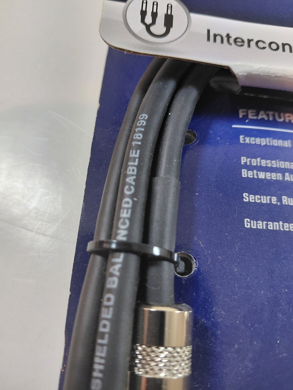 Livewire Advantage 5 FT 1/4" TRS Male Balanced Shielded Interconnect Audio Cable