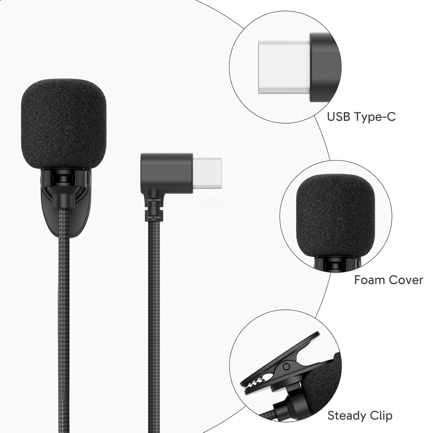 Professional Microphone for EK7000 & Action Cameras – Perfect for Vlogging