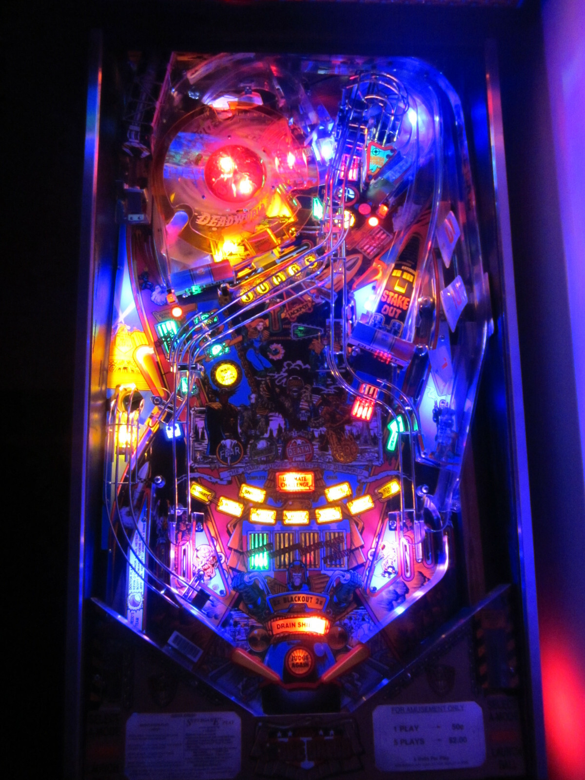 JUDGE DREDD Complete LED Lighting Kit custom SUPER BRIGHT PINBALL LED KIT