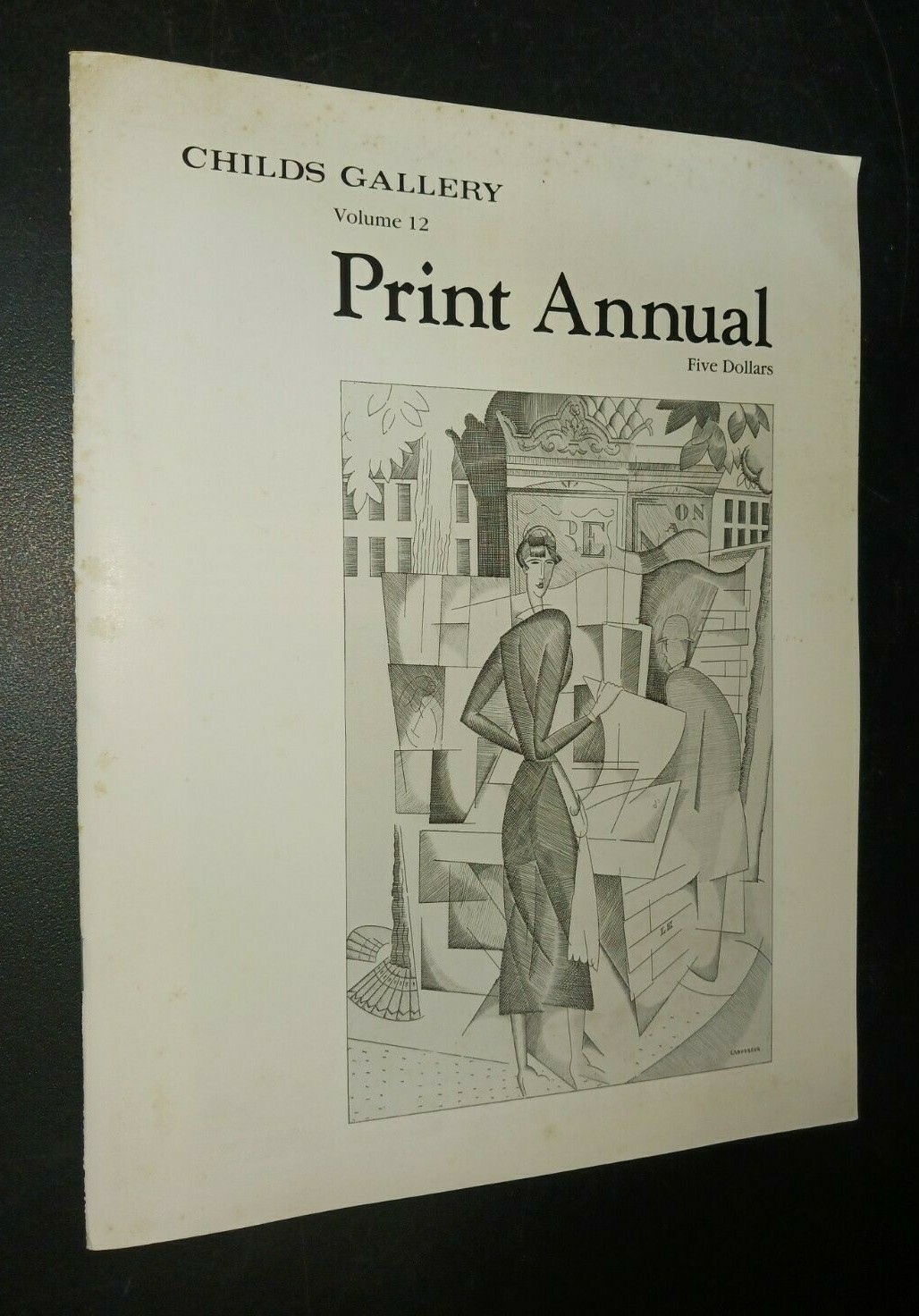 CHILDS GALLERY PRINT ANNUAL 12 art catalog 1989