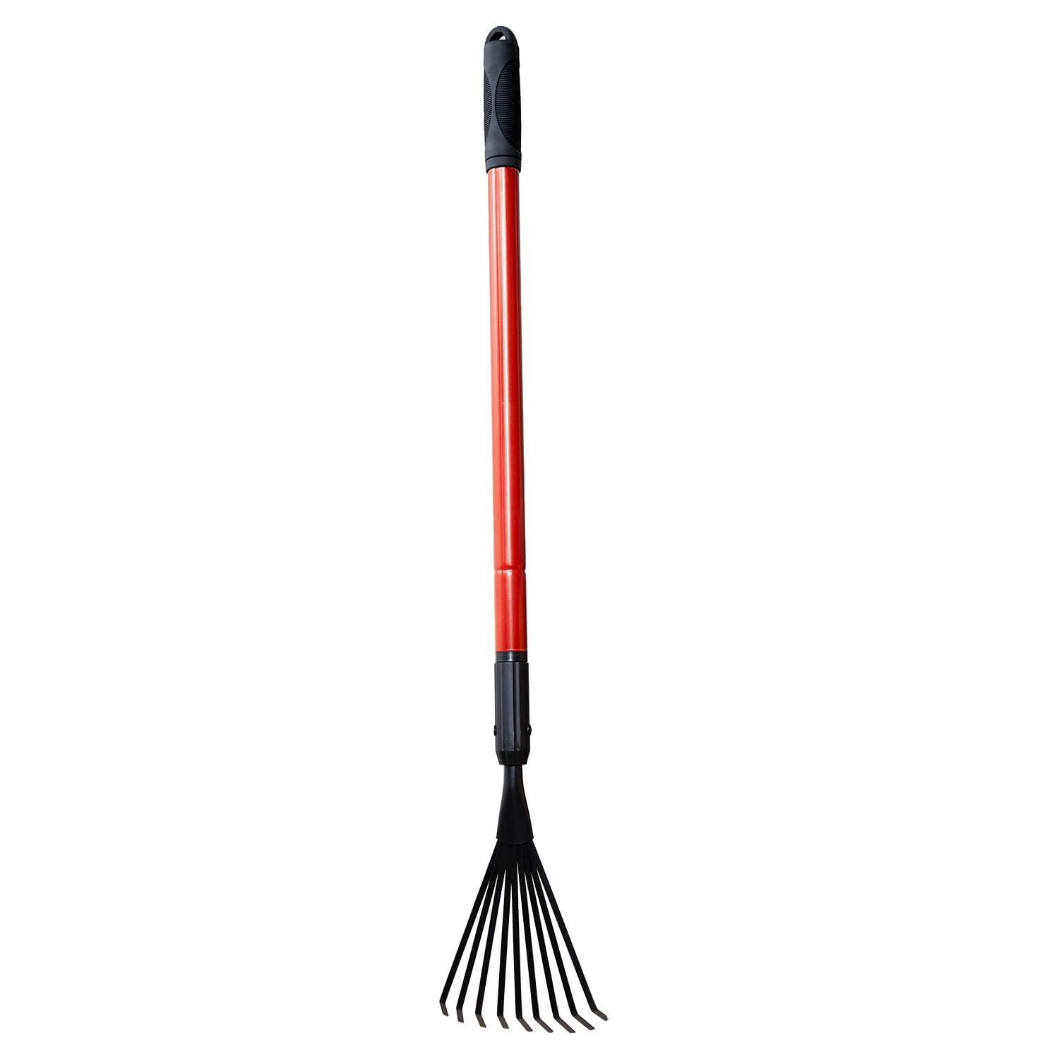 Extendable Handle Rake,Shrub Rake,for Clean up Debris Lawn Shrub Bush and Flo...
