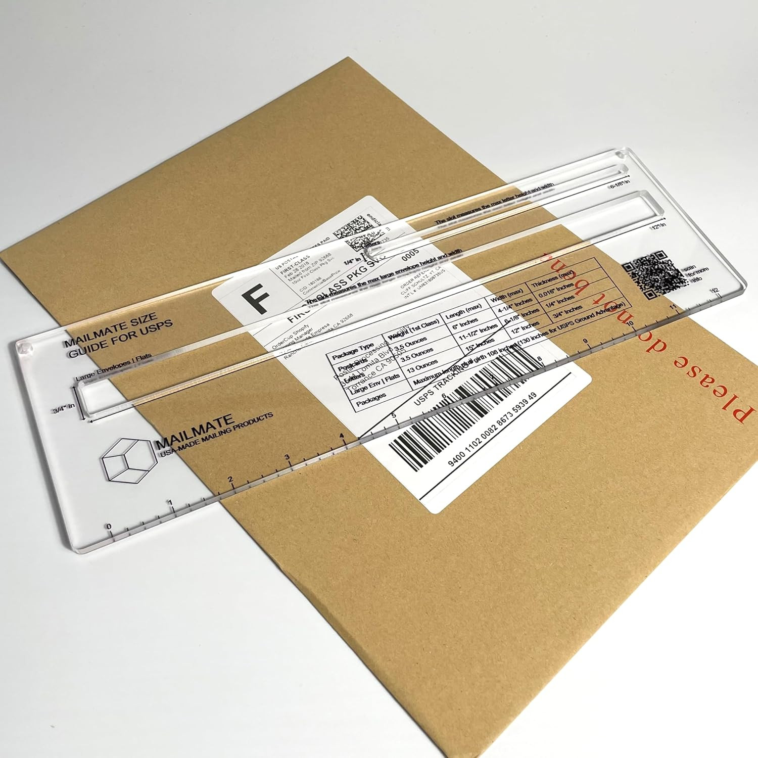 Shipping Guide for USPS | Mail Sizer, Mail Measure, Slot Template, Letter & E...