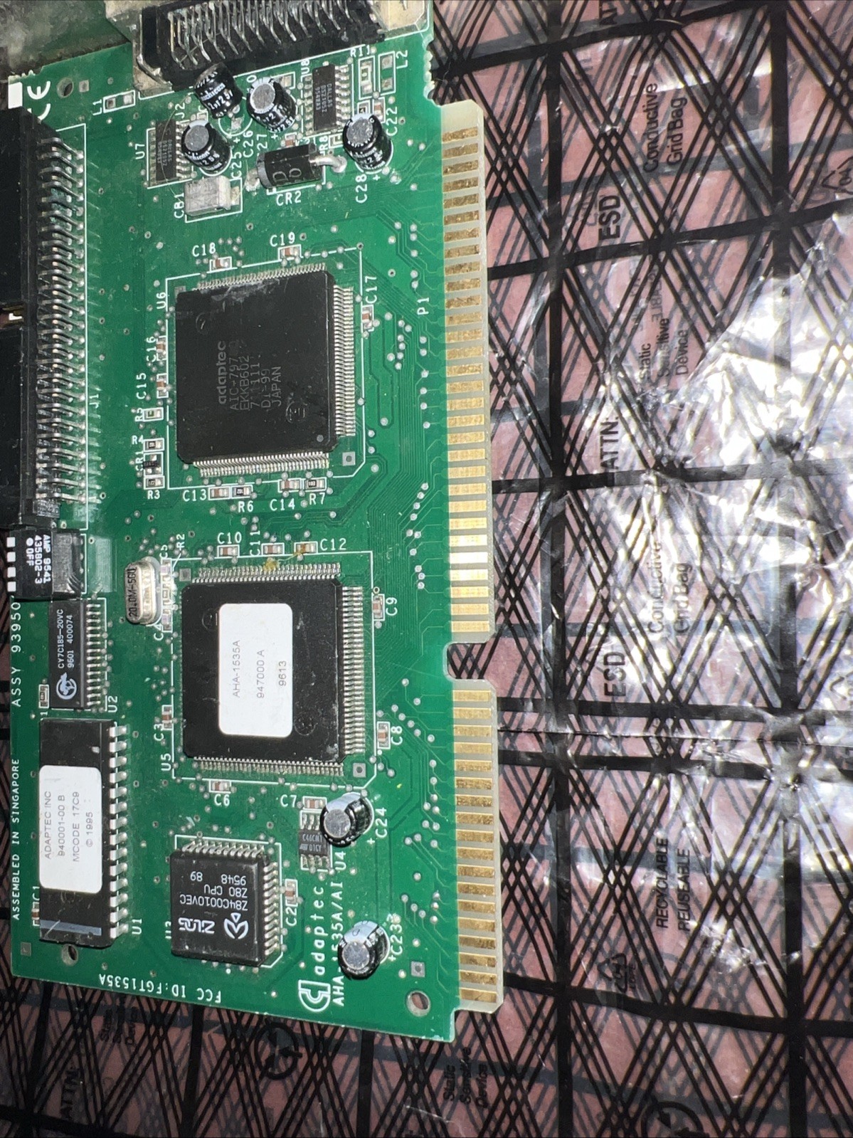 ADAPTEC AHA-1535A ISA SCSI CONTROLLER ADAPTER See Descript
