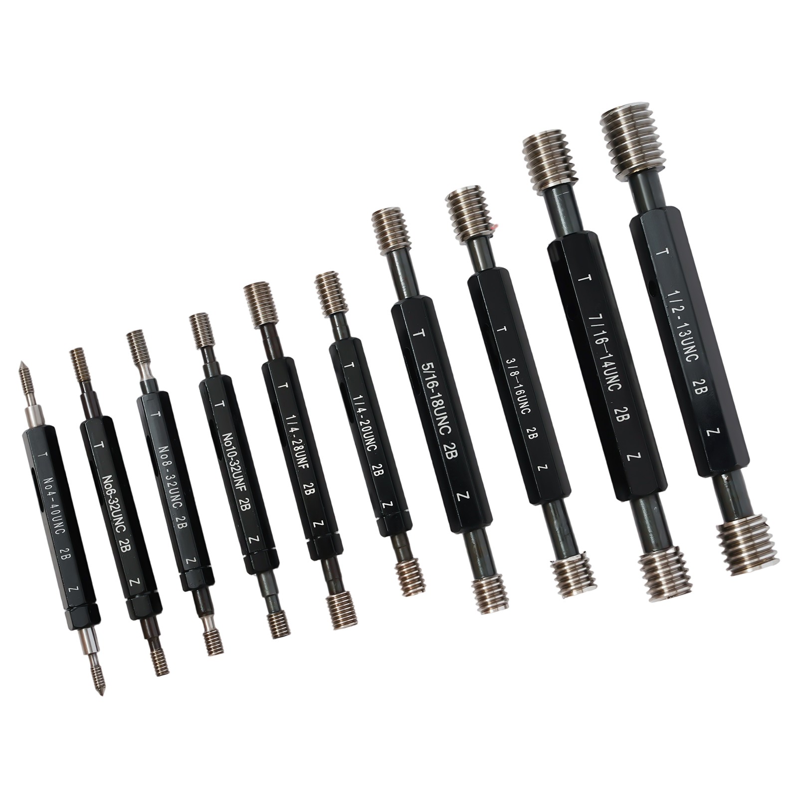 10 Pc Skd11 Thread Detection Tool Double End Thread Plug Gauge Go & No Go
