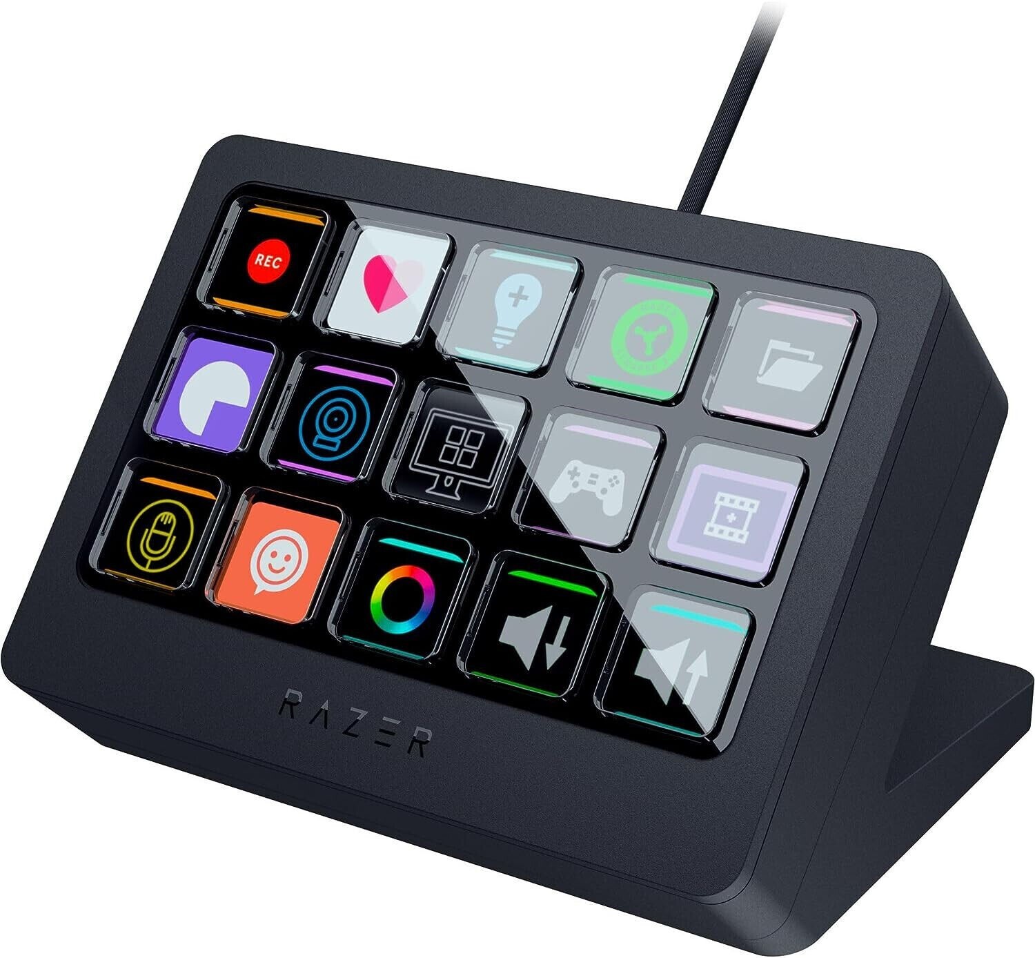 Razer Stream Controller X Streaming & Content Creation Deck For Windows PC & Mac