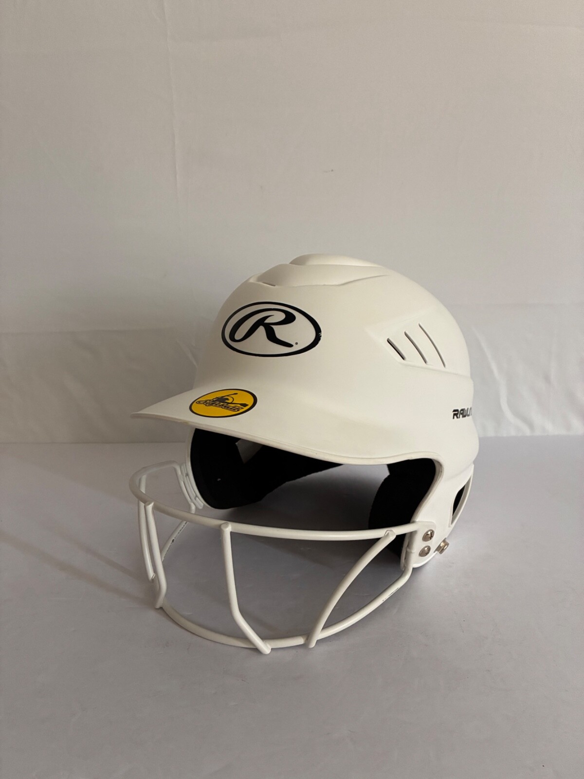 Rawlings RCFH YouthSoftball Batting Helmet & Faceguard, sz 6 1/2-7 1/2