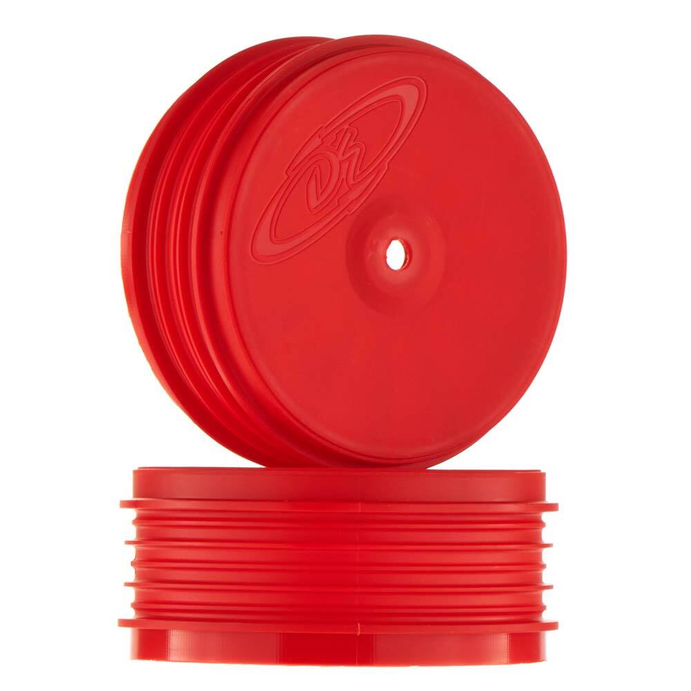 NEW DeRacing Speedline Plus 2.4 Buggy Wheels/Rims ASC B44.3 Red 2 FREE US SHIP