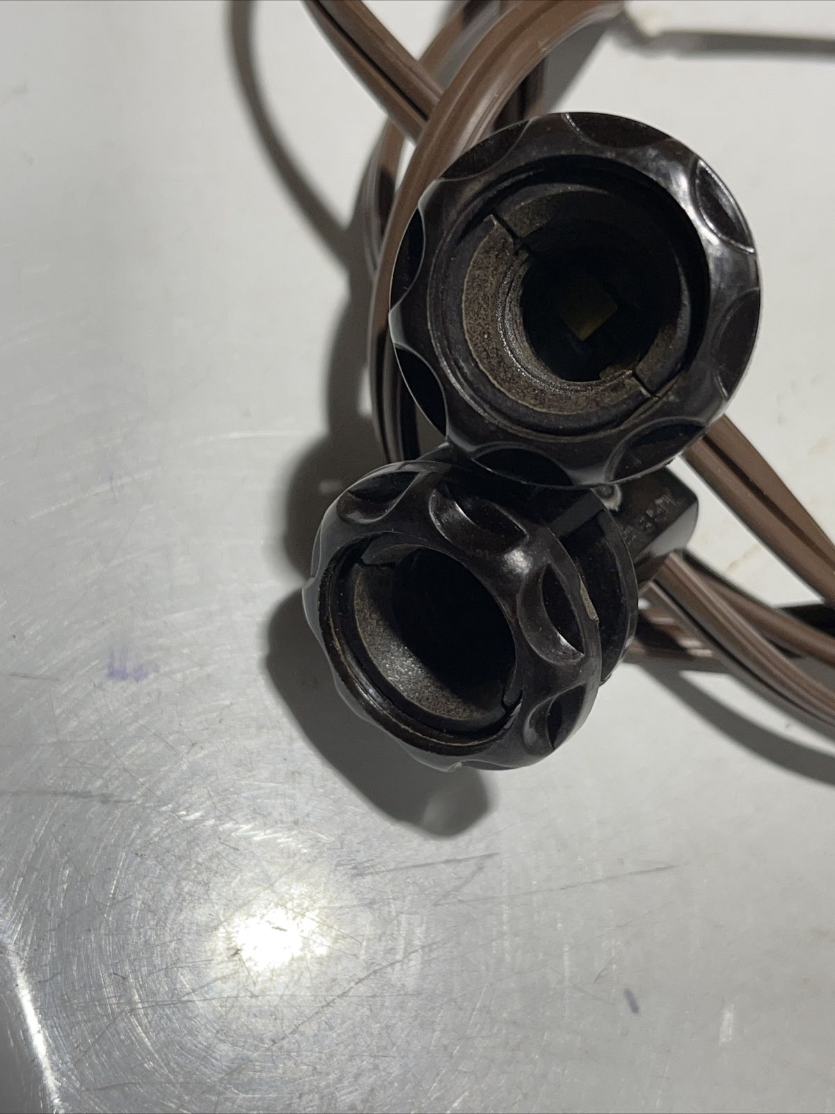 6 LIGHT ~E12 CANDELABRA HARNESS STRING SET WITH BAKELITE RINGS