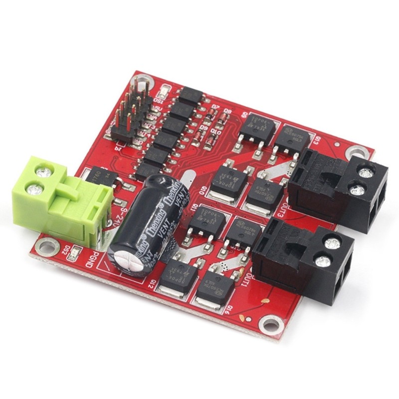 160W 7A 12V 24V H-bridge L298 Control Signal Optocoupler PWM Drive Reverse