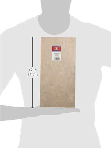Midwest Products 5120 Birch Plywood, 1/64 x 6 x 12-Inch One Size