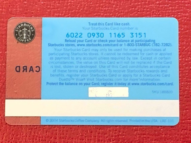 Starbucks Card 2004 Hawaii Hula Paradise Original First Issue EXCELLENT