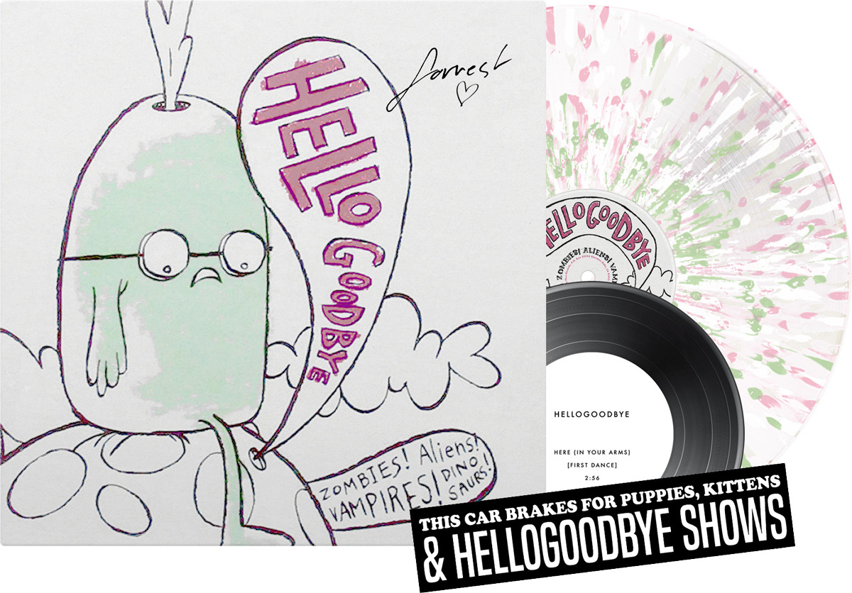 Hellogoodbye Zombies! Aliens! Vampires! Dinosaurs! Signed Vinyl LP Bundle