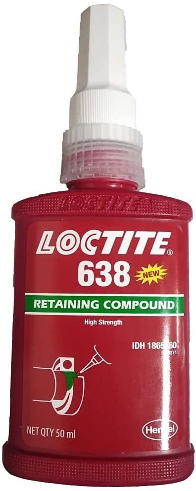 Henkel Loctite 638 50ml High Strength Retaining Compound Green USA