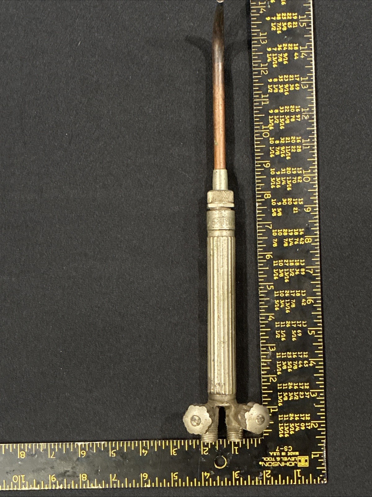 Vintage Smiths MW5 Welding Torch Body w/ Smith MW205 Brazing Tip Used