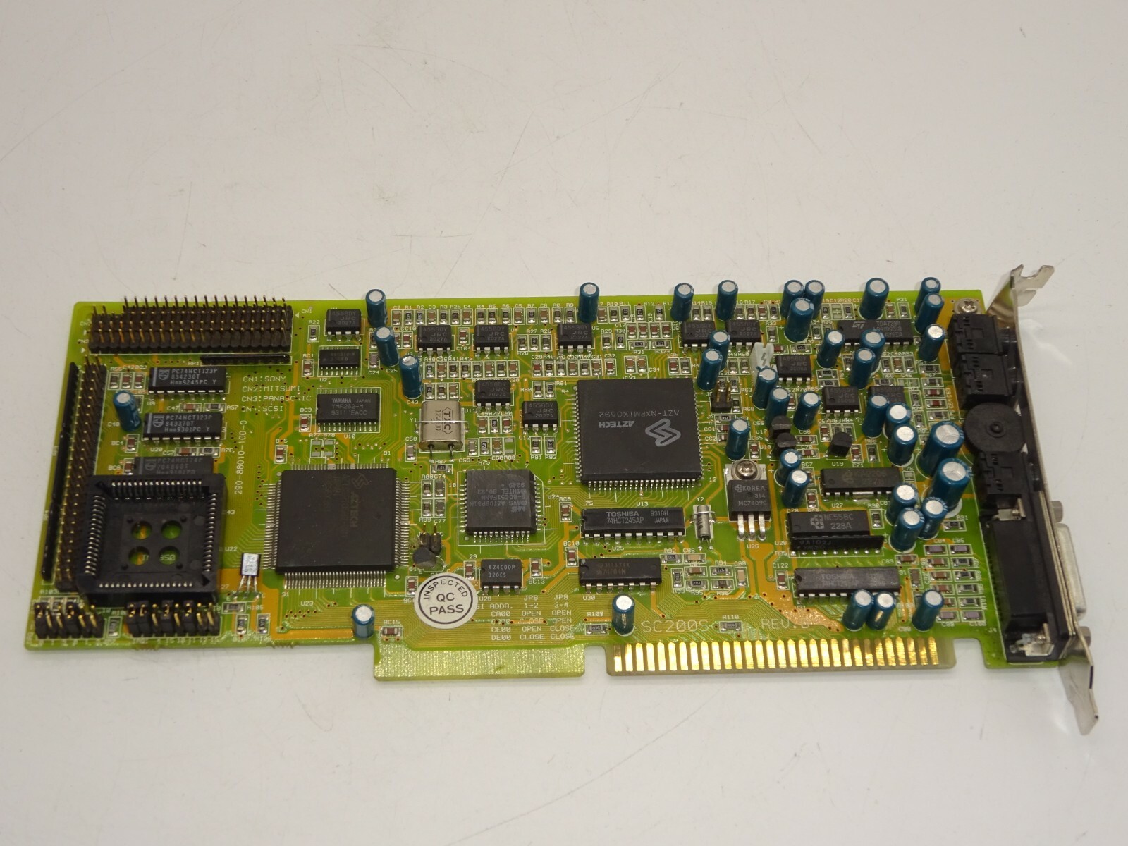 AZTECH SC200S REV:B ISA 16 BIT SOUND CARD # GK2487