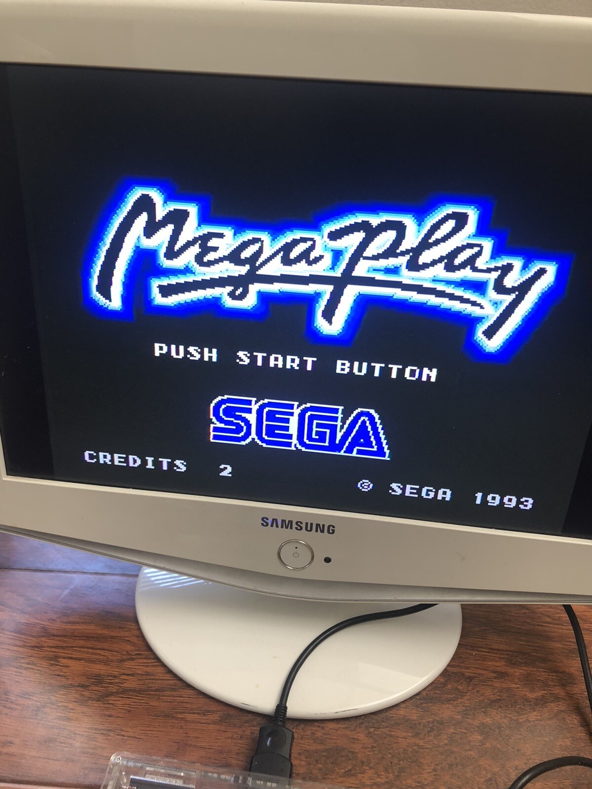 Sega Mega Play Arcade Pcb Great condition tested Working Rare with Shinobi 3