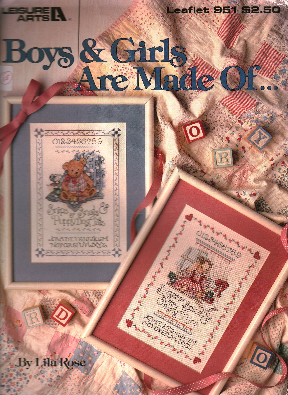 Boys & Girls Are Made Of ... Counted Cross Stitch | Leisure Arts 951