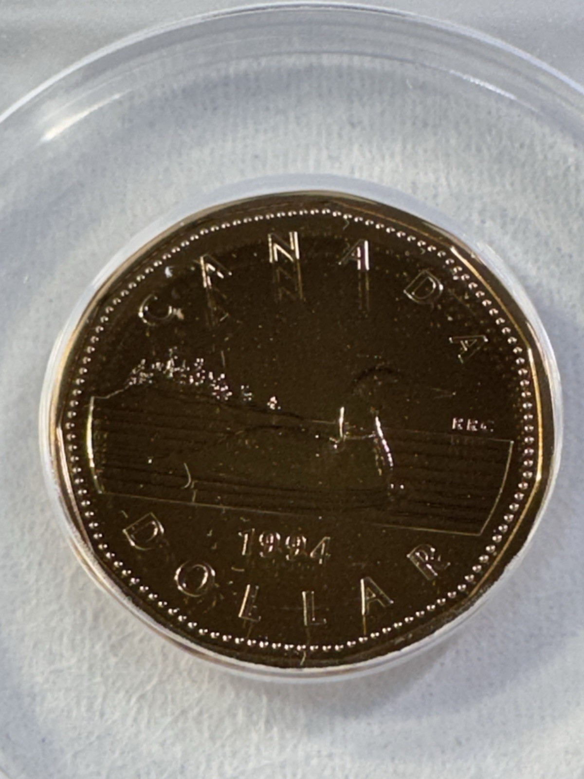 1994 Canada 1 Dollar Loonie Proof Like Graded MS 67 by ANACS