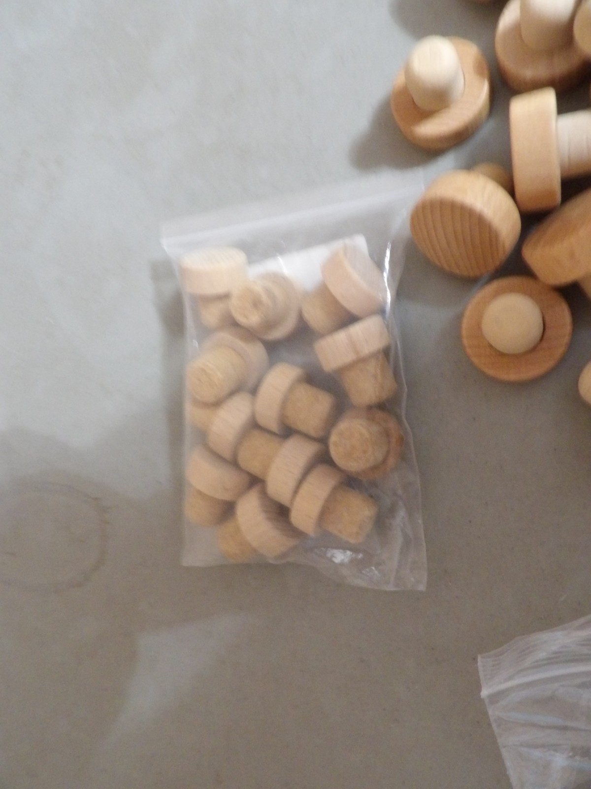 134 New T Corks for Liquor Bottles