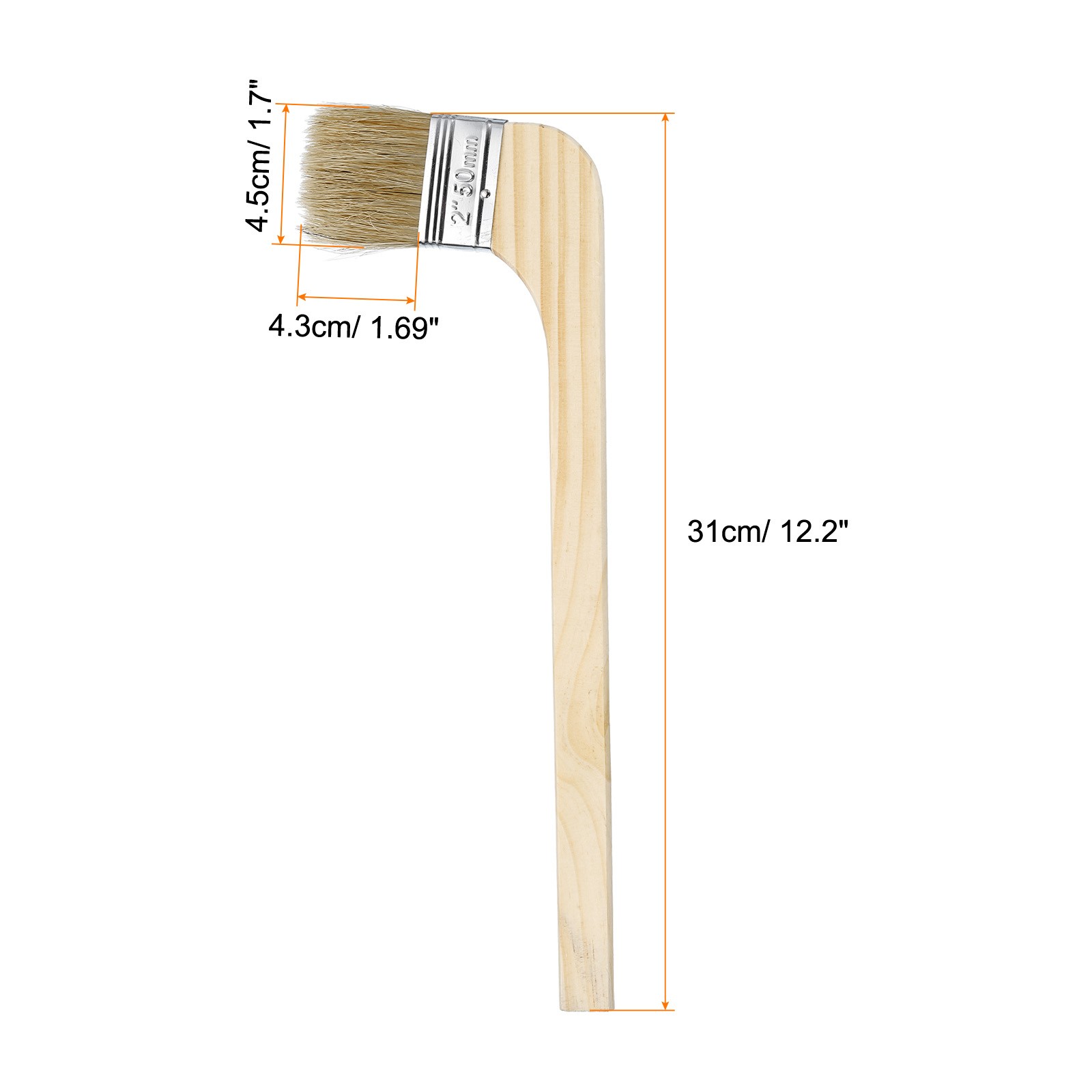 2Pcs Paint Brush 2" Reusable Variety Angle Bend Brushes Radiator Paint