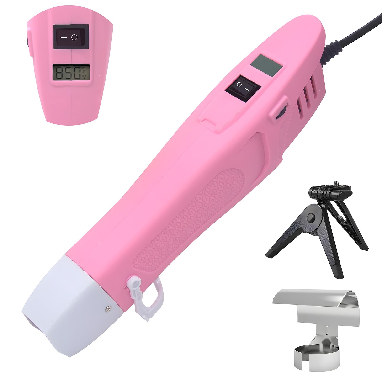 Mini Variable Temp Heat 350W 250℉~850℉(150℃- 450℃) Fast Heating,LCD Digital D...