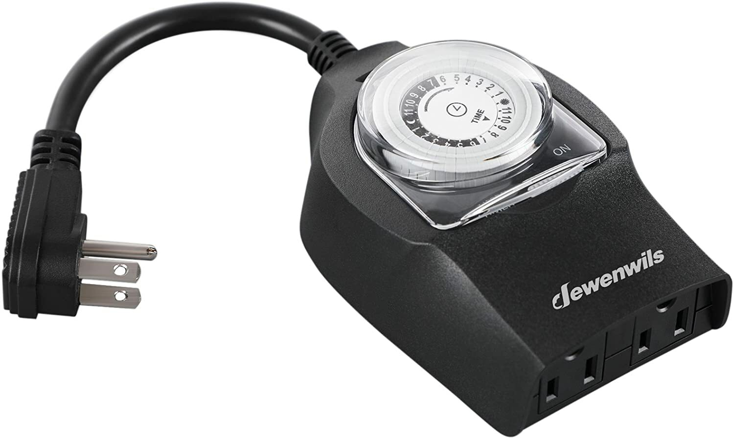 DEWENWILS Outdoor Light Timer Outlet Timer Switch for Lights Programmable