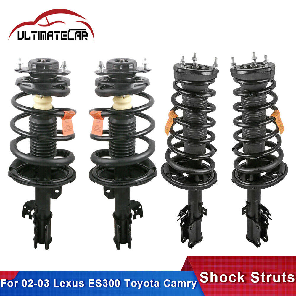4Pcs Front+Rear Shocks Absorbers Struts For 2002-2003 Lexus ES300 Toyota Camry