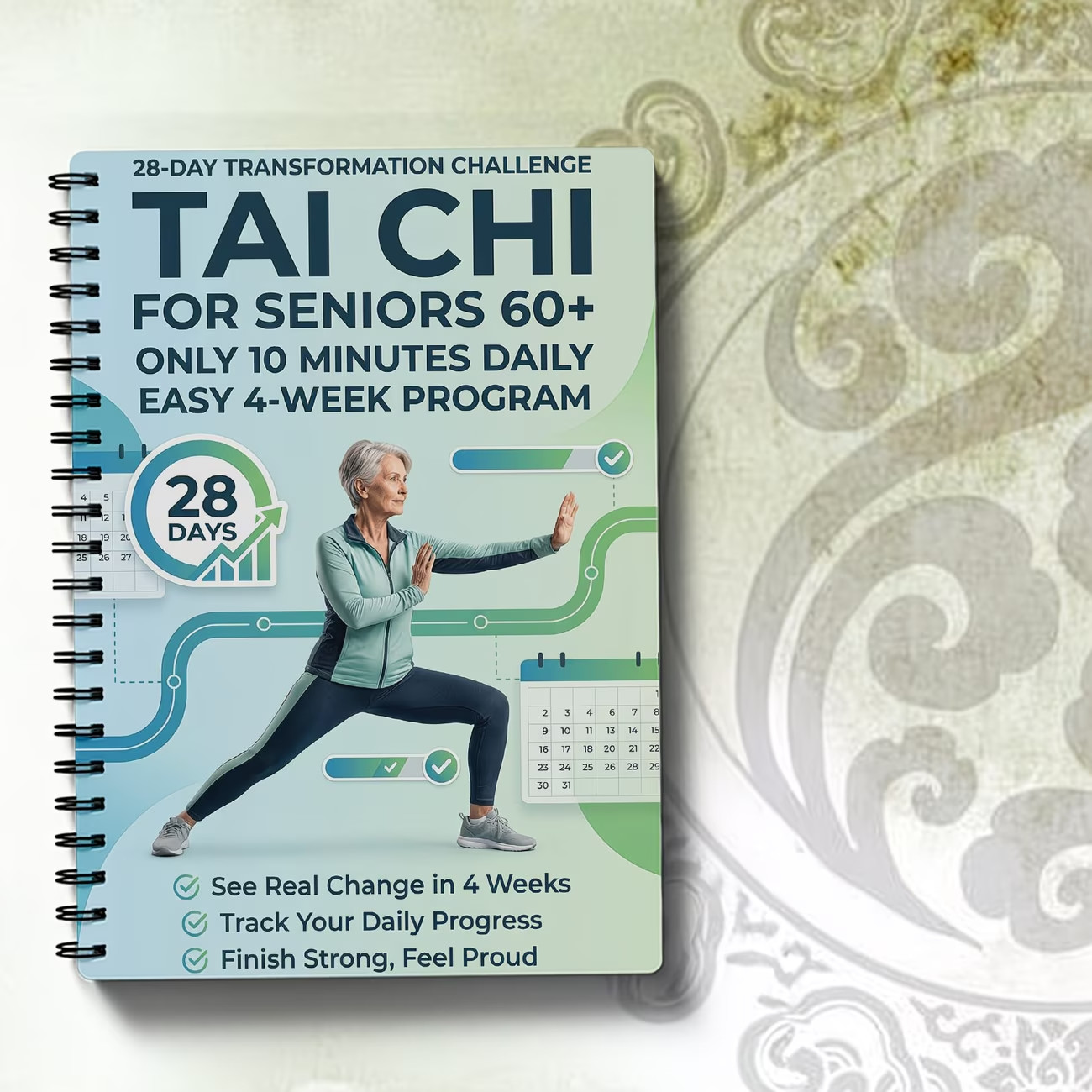 Tai Chi for Seniors: 28-Day Plan for Balance, Strength & Fall Prevention Book