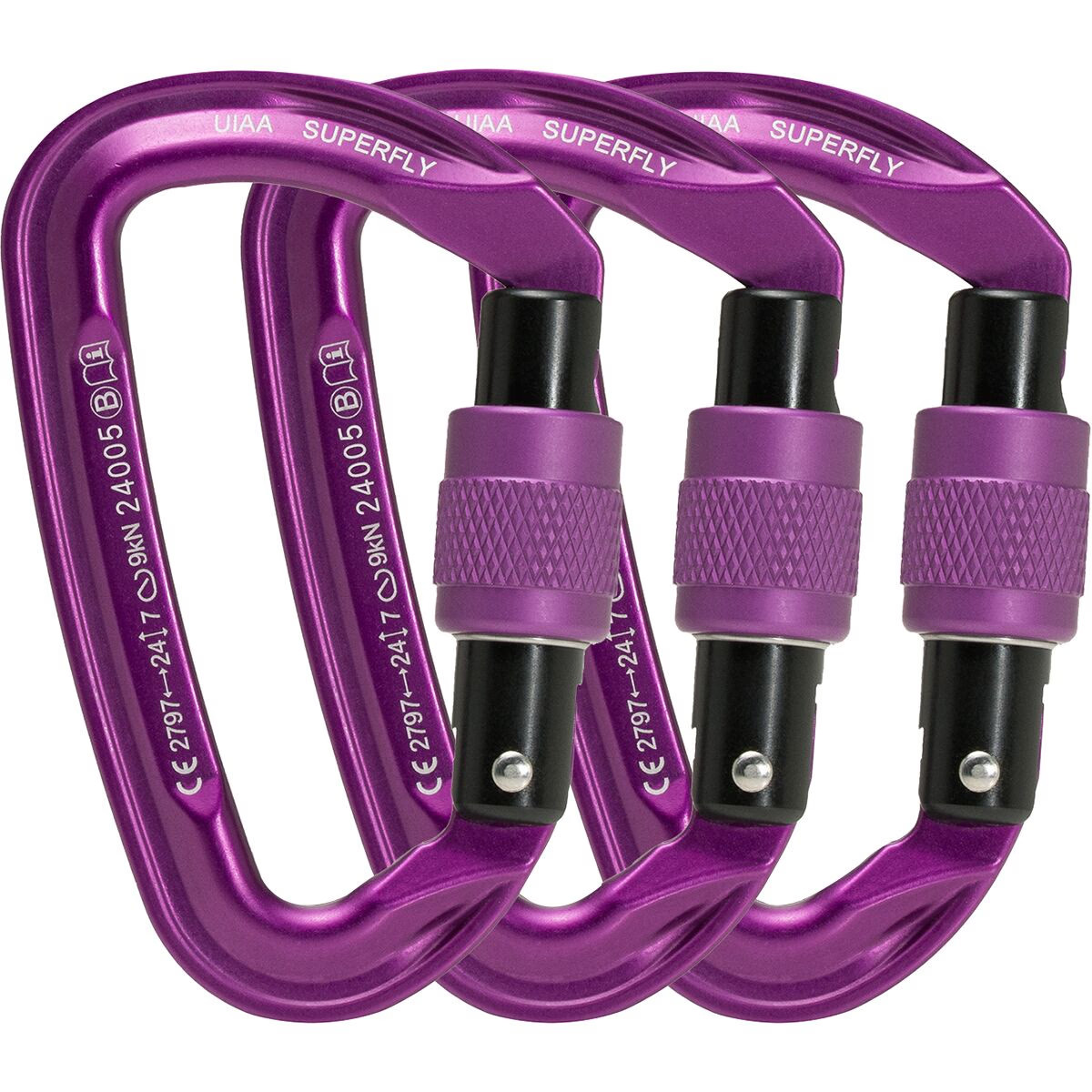 Trango Superfly EVO Carabiner - 3-Pack