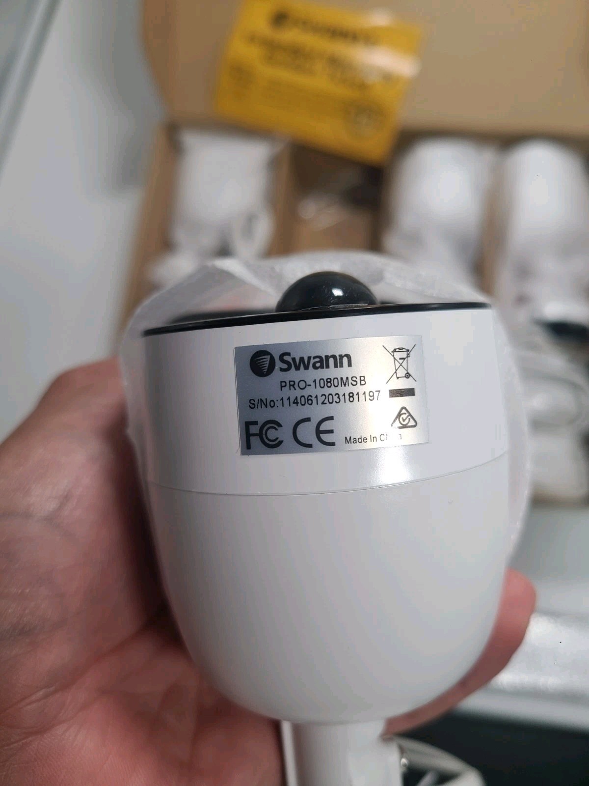 Swann PRO-1080MSB, Thermal Sensor Outdoor Wide Angle Security Cameras X4