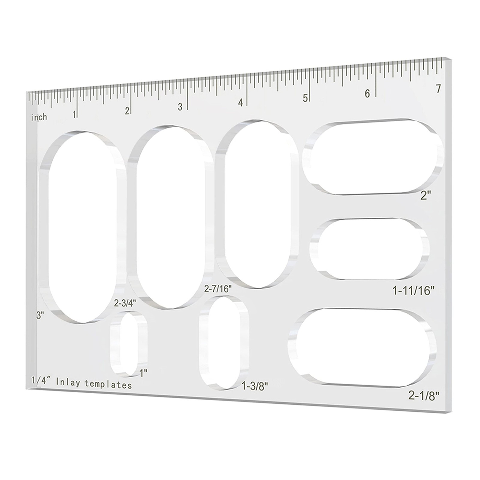 Elliptic Inlay Router Jig Template Tool Oval Key Decorative For Woodworking