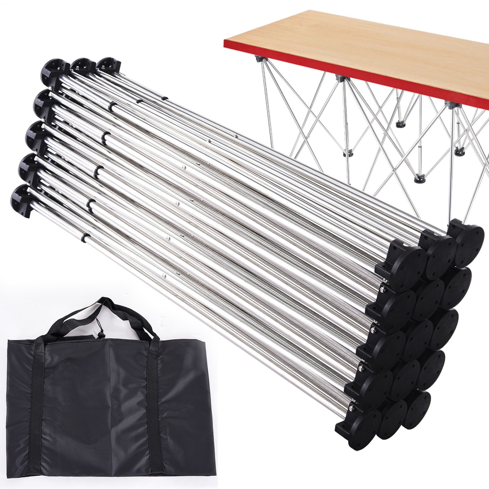 44'' Portable Workbench Collapsible Heavy Duty Folding Work Table Base