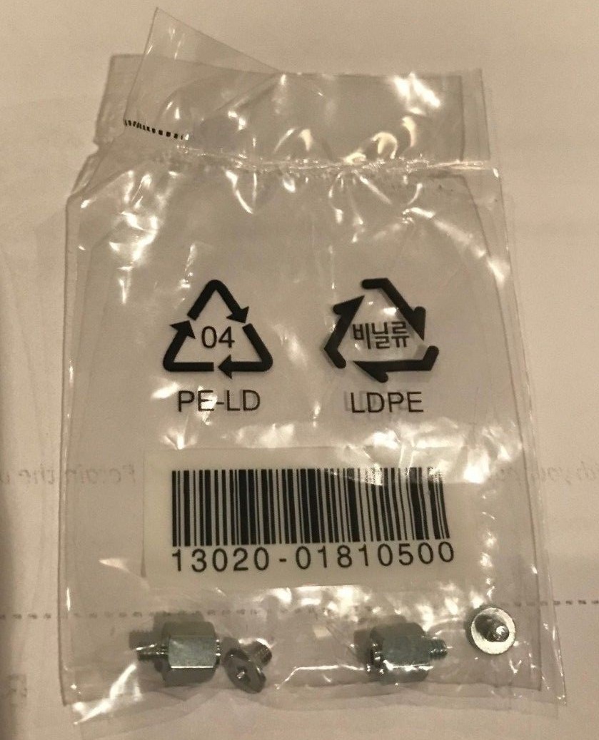 Asus motherboard M.2 Screw + Hex Nut Stand Off Spacer 13020-01810500 Set of 2