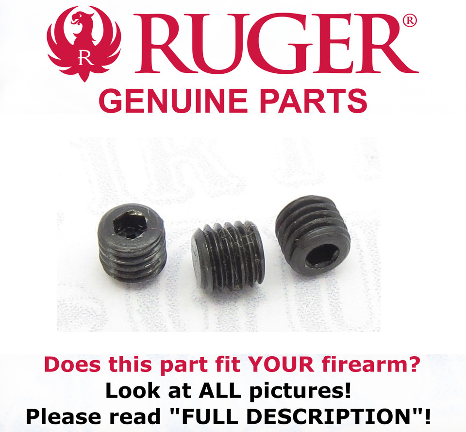 RUGER Blued HEX Filler Screws Mark 1 2 3 4 Scope Base Mount MKIII IV 22/45 LITE