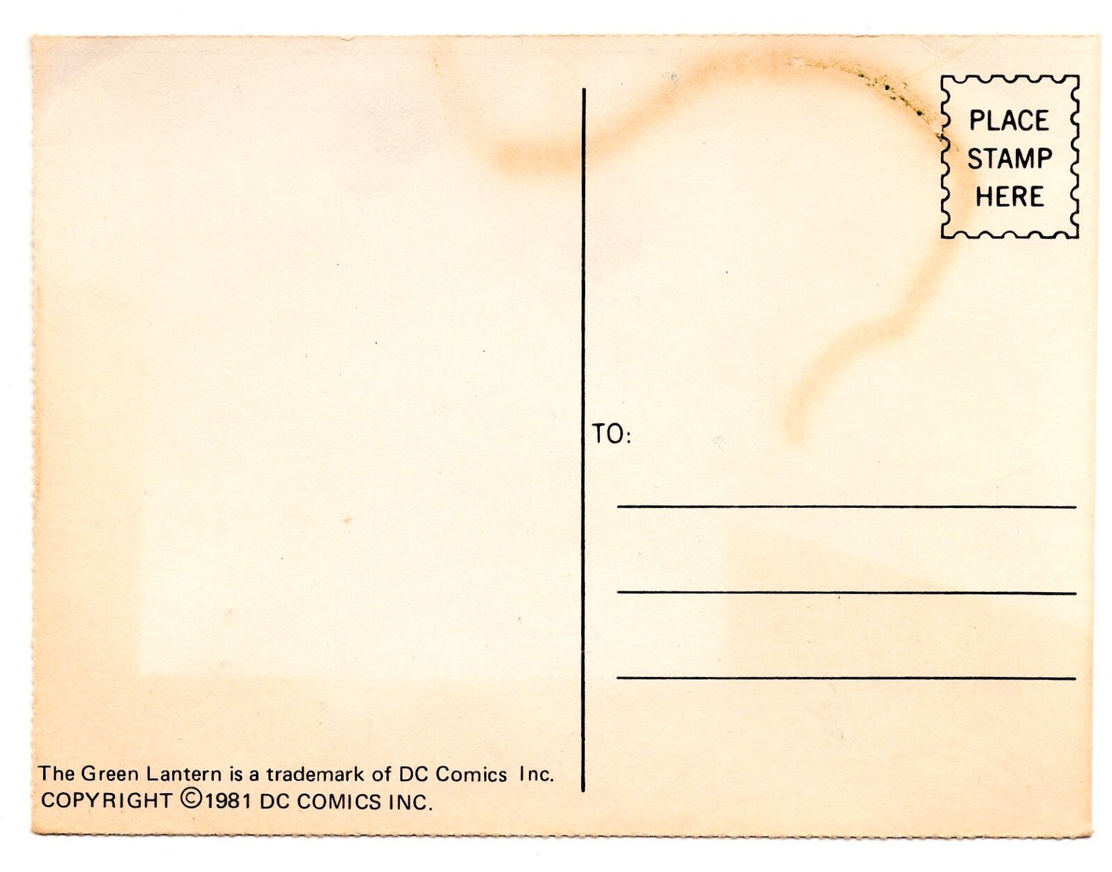 (2) ORIG 1981 DC COMICS SUPER HEROES POSTCARDS - UNUSED