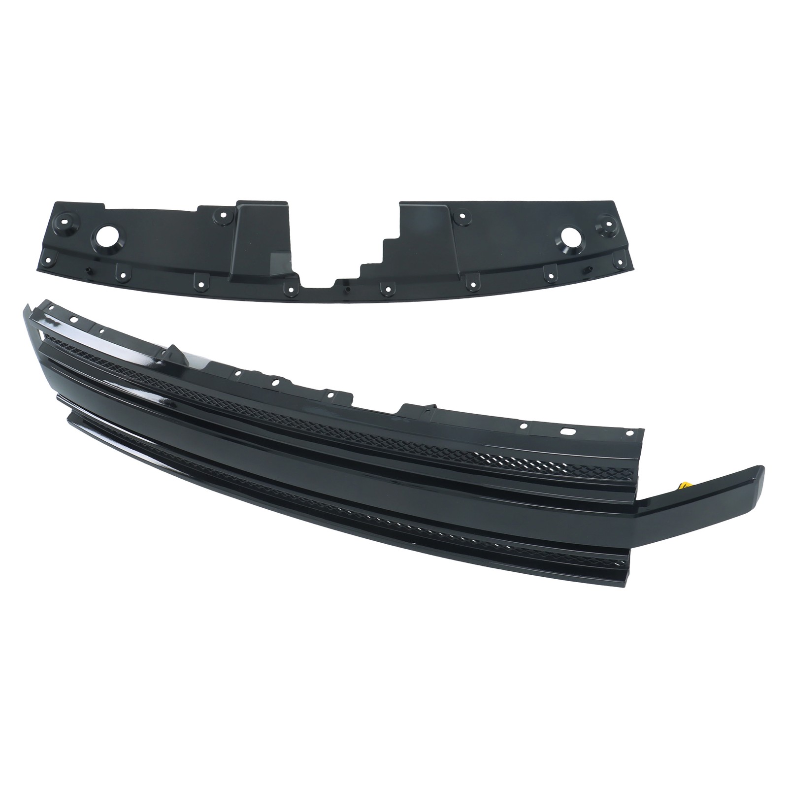 Fit For Ford Flex 2013-2019 Gloss Black Front Upper Grille Assembly Easy Install